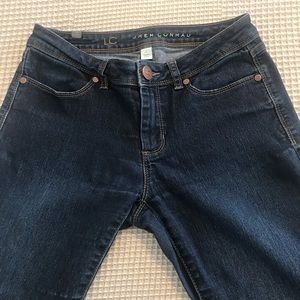 Dark denim jeans